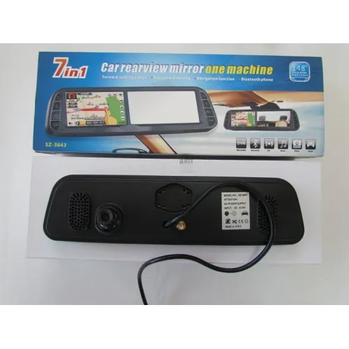 Oglinda monitor cu GPS plus multe alte functii 7in1 — imaginea 7