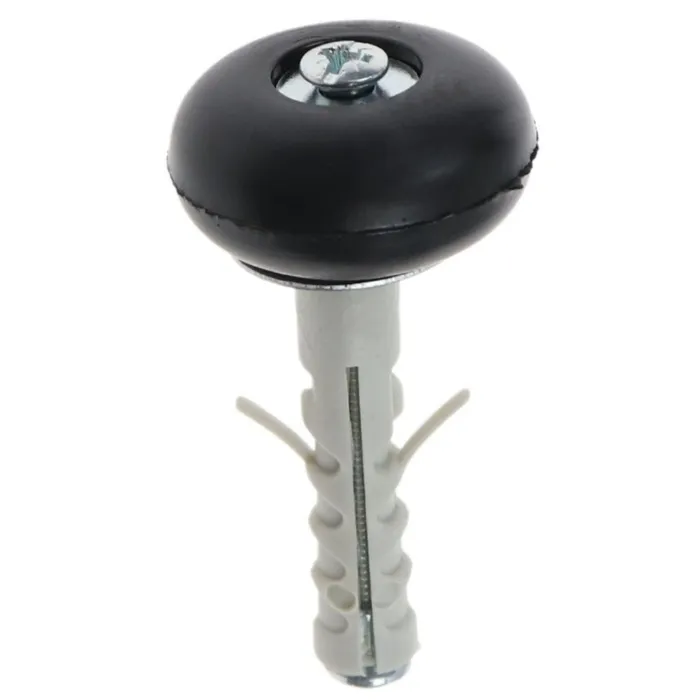 Opritor usa pentru pardoseala, Friulsider, cauciuc, negru, 30 mm