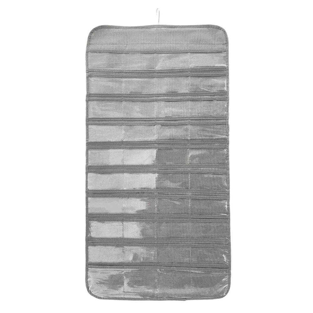 Organizator bijuterii JY-1098, gri, 40 x 80 cm