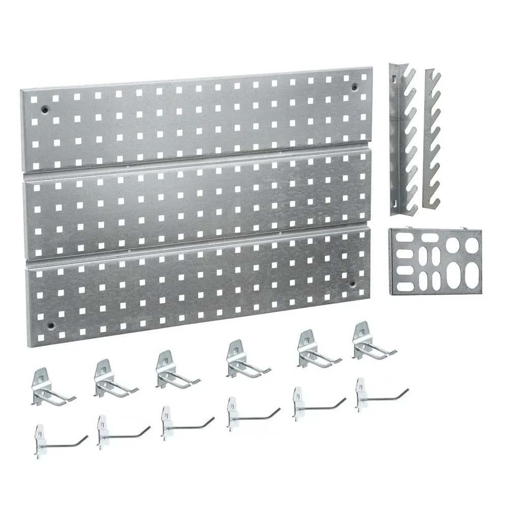 Organizator perete, Patrol, metal, 415 x 226 x 200 mm, set 16 elemente