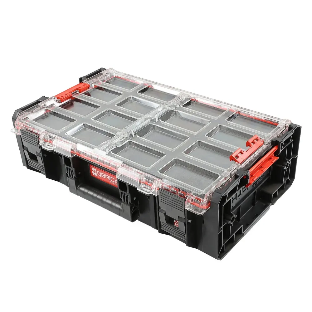 Organizator Qbrick System One 2XL 2.0 MFI, negru, 582 x 387 x 172 mm, cu insert din spuma