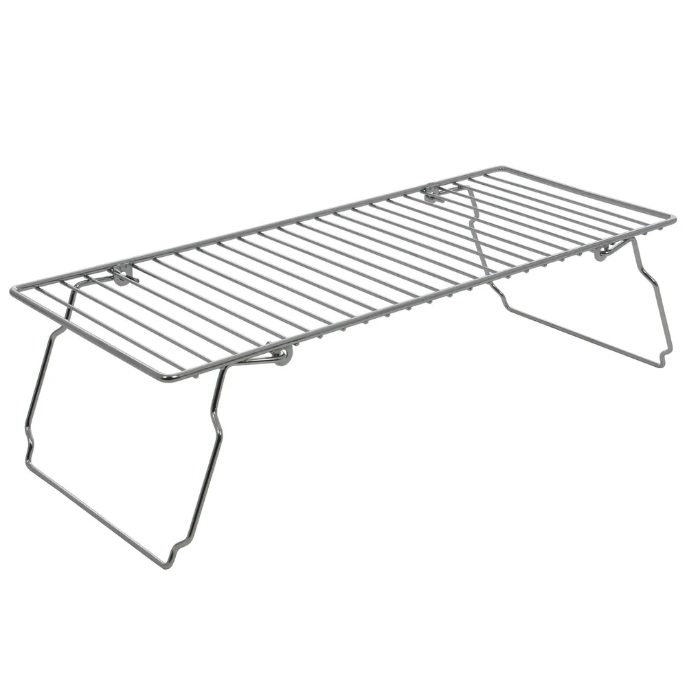 Organizator raft, pentru bucatarie, KB083, metal cromat, 47 x 20 x 14 cm