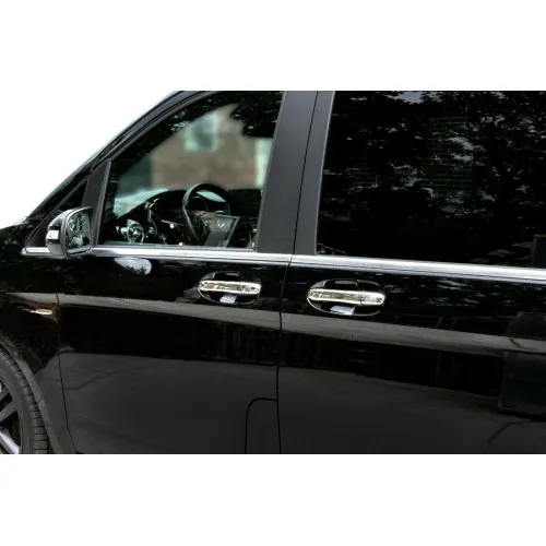 Ormanente crom pentru manerele usilor Mercedes Vito W477 2014-> fara Keyless Go CROM 2990 — imaginea 3