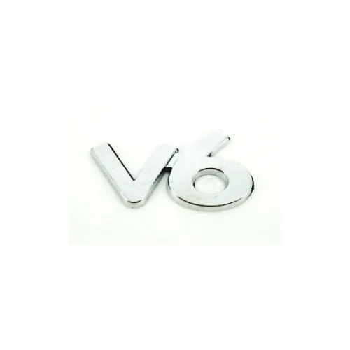 Ornament cromat "V6"