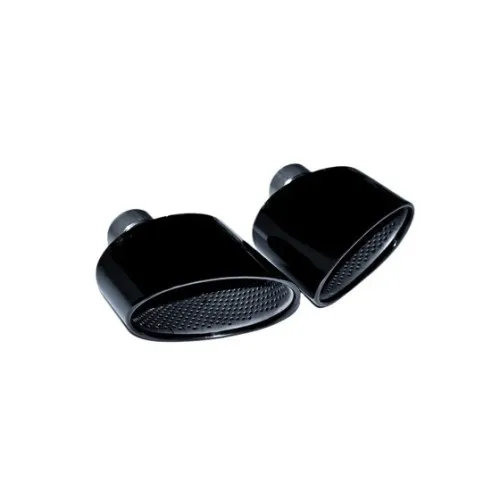Ornament de toba compatibil Audi model tip RS Negru
