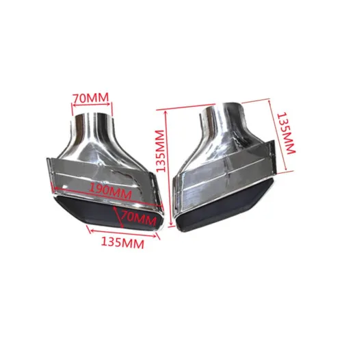 Ornament de toba compatibil BMW Seria 5 G30-Argintiu — imaginea 3