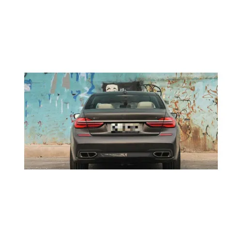 Ornament de toba compatibil BMW Seria 7 G11 G12 tip M 760i - Negru — imaginea 8