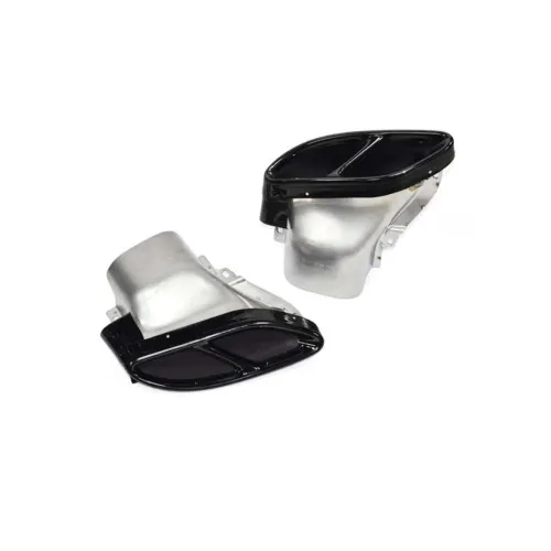 Ornament de toba compatibil Mercedes Clasa C w205 S205 pachet AMG -Negru