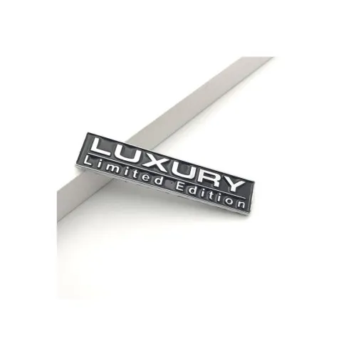 Ornament LUXURI 7,5X1,5cm metalic