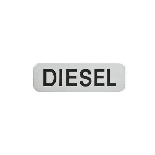 Ornament metalic auto Diesel 7x2 cm