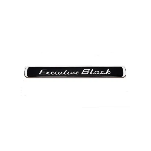 Ornament metalic auto Executive Black aluminiu crom cu negru