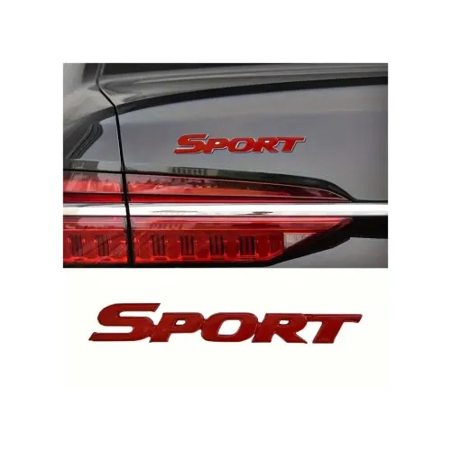 Ornament metalic "SPORT" 16.5cmx2.3cm — imaginea 3