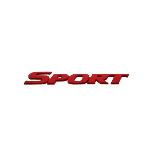 Ornament metalic "SPORT" 16.5cmx2.3cm