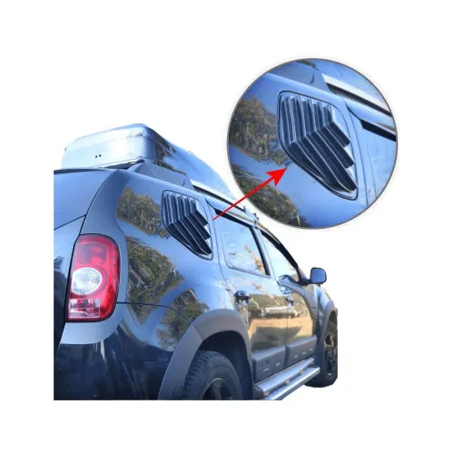 Ornament protectie geam auto lateral spate compatibil Dacia Duster I 2010-2018 DDACK10172 — imaginea 7
