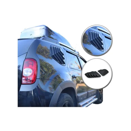 Ornament protectie geam auto lateral spate compatibil Dacia Duster I 2010-2018 DDACK10172 — imaginea 3