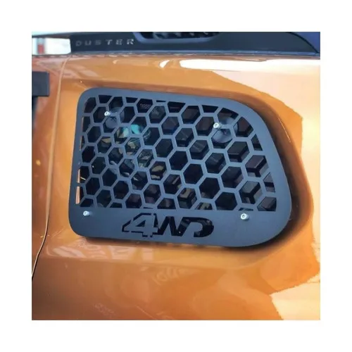 Ornament protectie geam auto metalic lateral spate compatibil Dacia Duster II 2018-2024 inox — imaginea 2