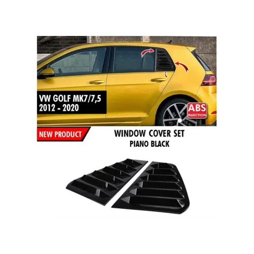 Ornament protectie geam lateral spate compatibil Volkswagen Golf 7 MK7 Hatchback 2012-2019 — imaginea 4