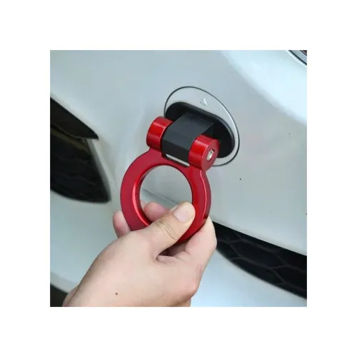 Ornament racing carlig remorcare negru argintiu rosu albastru — imaginea 2