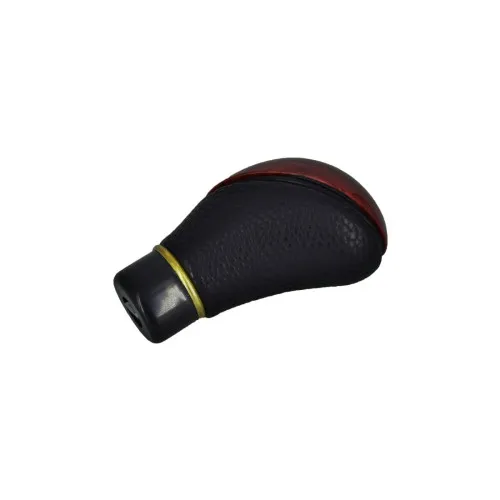 Ornament schimbator viteza auto universal imitatie lemn cu piele — imaginea 2