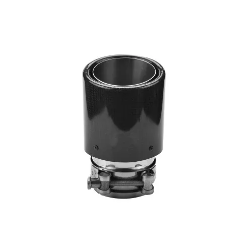Ornament toba cu carcasa din carbon lucios