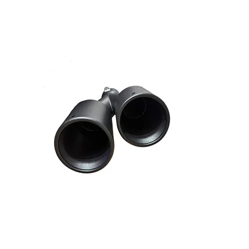 Ornament toba dubla negru mat dreapta / stanga intrare 60mm — imaginea 4