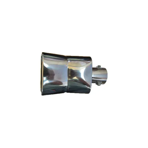 Ornament toba inox, intrare 6.2 cm, lungime 21 cm, latime maxima 14 cm