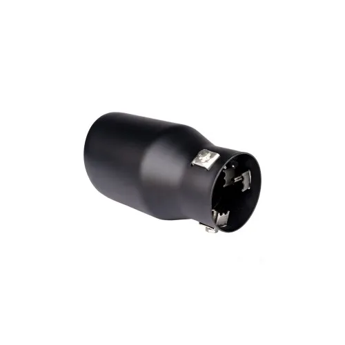 Ornament toba inox negru mat Premium, intrare 6.3 cm, diametru exterior 8.9 cm — imaginea 2