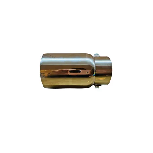 Ornament toba inox Premium, intrare 6.3 cm, lungime 13 cm, diametru exterior 7.5 cm