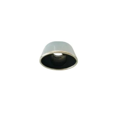 Ornament toba inox premium, intrare 6 cm, iesire 11.5 cm, lungime 14.5 cm — imaginea 2