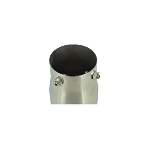Ornament toba inox premium, intrare 7.8 cm, iesire 9 cm, lungime 18 cm — imaginea 4