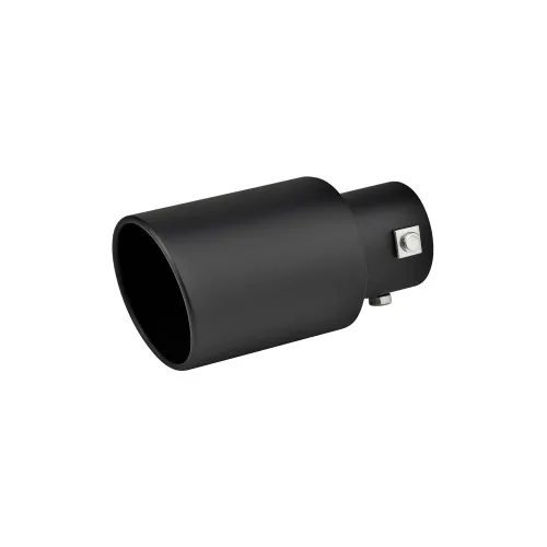 Ornament toba inox universal negru mat diametru 76mm