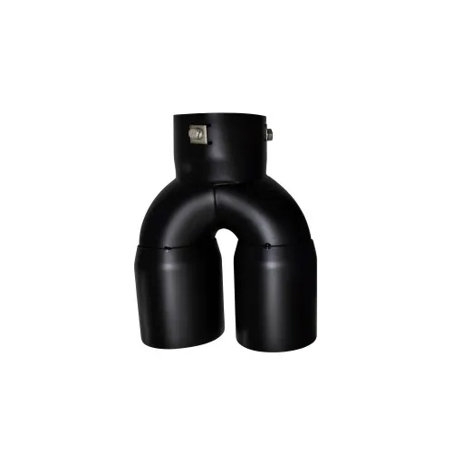 Ornament toba negru mat universal diametru 76mm
