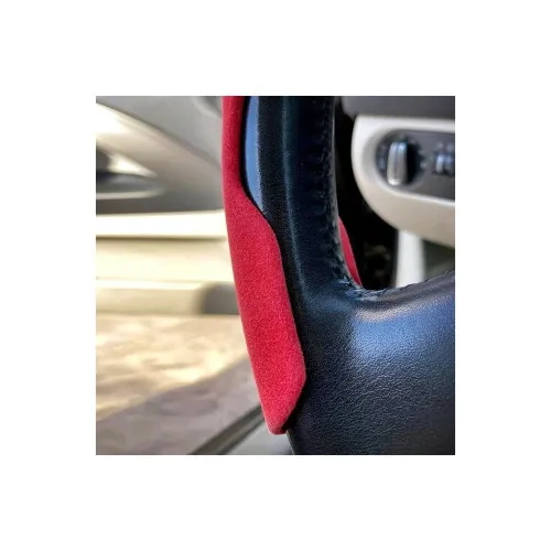 Ornamente volan auto din imitatie alcantara diverse culori universale — imaginea 2