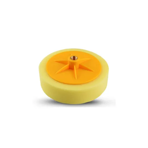 Pad abraziv din burete pentru polishare,cu suport si adaptor diametru 125 mm
