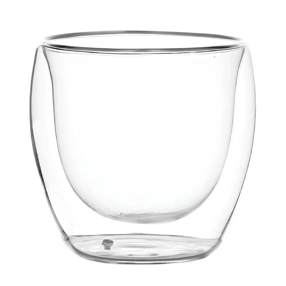 Pahar apa 3DB00-053, sticla dubla, transparent, 150 ml