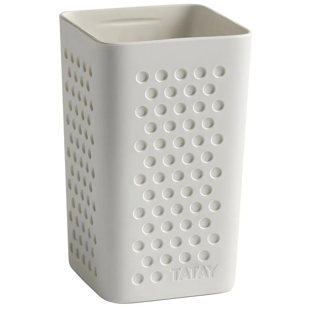 Pahar baie pentru igiena personala, Tatay Bohol S6420101, polipropilena, alb, 11 x 6.5 x 6.5 cm