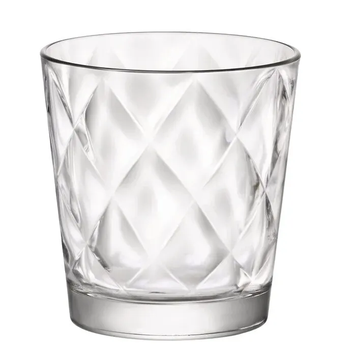 Pahar pentru apa / suc, Kaleido, sticla, transparent, 240 ml, set 6 bucati