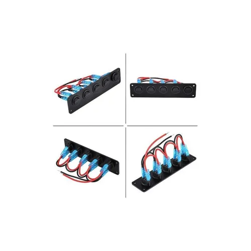 Panou cu 5 intrerupatoare, 12V 20A — imaginea 2