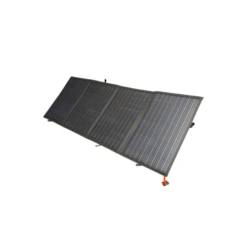 Panou solar fotovoltaic monocristalin pliabil tip valiza 100W cu regulator 15A cablu si conectori MC4 — imaginea 2