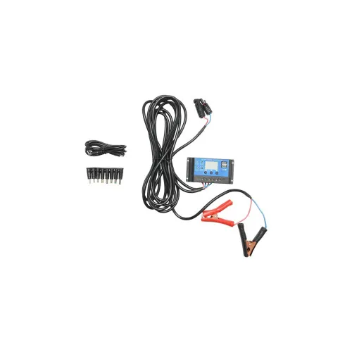 Panou solar fotovoltaic monocristalin pliabil tip valiza 150W cu regulator 10A 12V 24V — imaginea 6