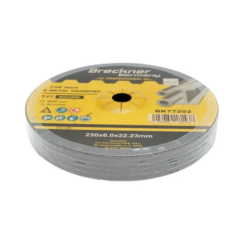 Panza disc flex pentru taiat si polizat inox T27 230x6.0x22mm — imaginea 3