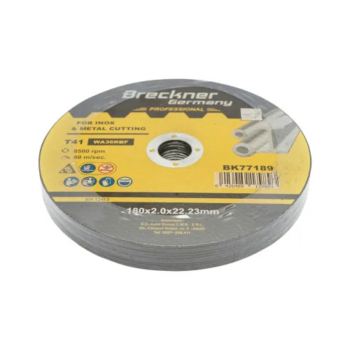 Panza disc flex pentru taiat si polizat inox T41 180x2.0x22mm — imaginea 3