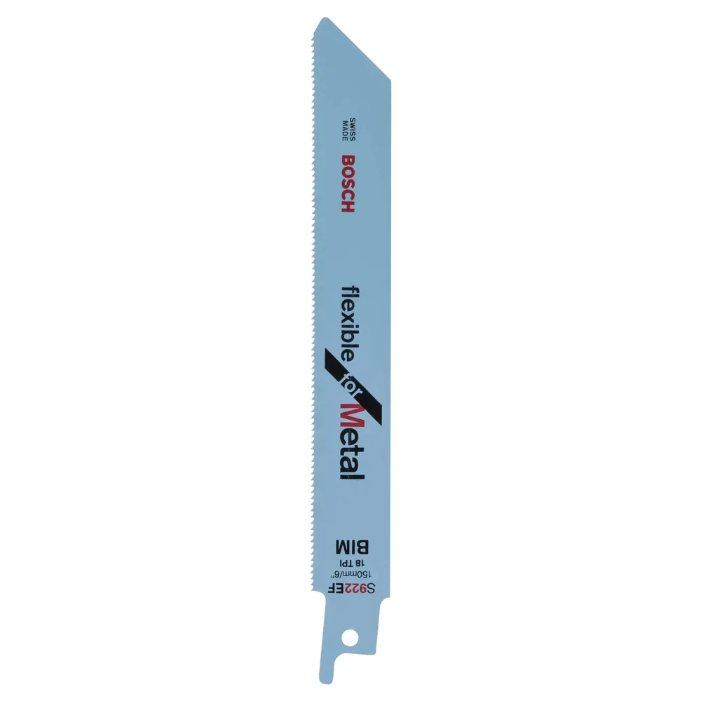 Panza fierastrau sabie, pentru aluminiu, Bosch Flexible for Metal, S 922 EF, set 2 bucati