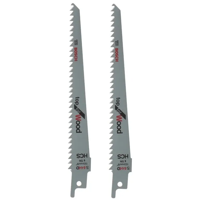 Panza fierastrau sabie, pentru lemn, Bosch Top for Wood, S 644 D, set 2 bucati