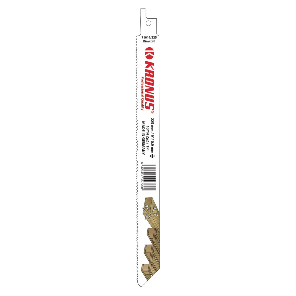 Panza fierastrau sabie, pentru paleti, Kronus 900722, 225 mm