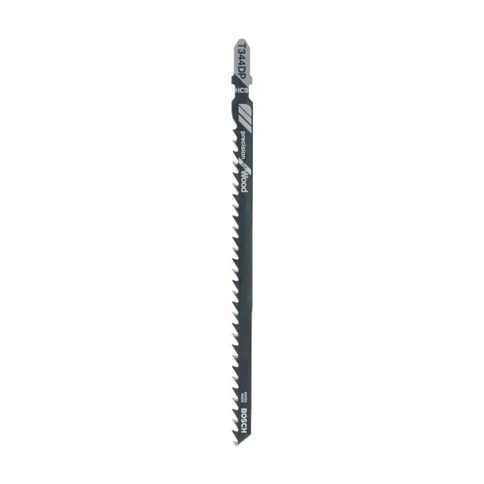 Panza fierastrau vertical, pentru lemn, Bosch Precision for Wood, T 344 DP, set 5 bucati
