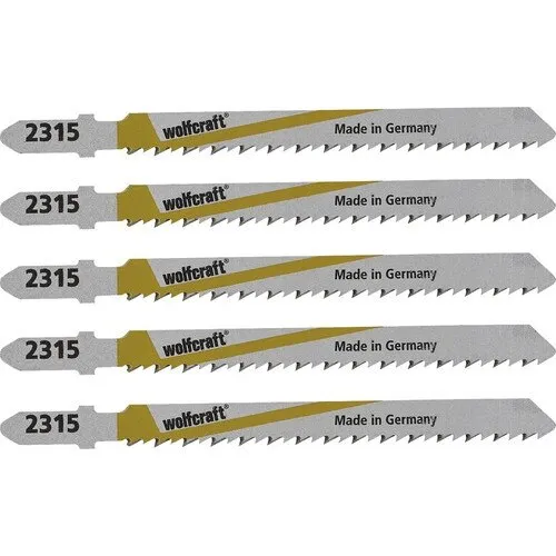 Panze fierastrau pendular Wolfcraft 100/75 mm, pentru lemn de terasa, pachet 5 bucati