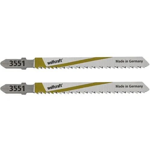 Panze fierastrau pendular Wolfcraft 3551 100/75 mm, pentru lemn, pachet 2 bucati