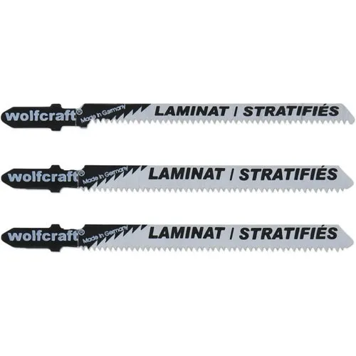 Panze fierastrau pendular Wolfcraft 75mm, pachet 3 bucati, pentru parchet