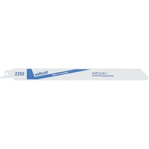 Panze fierastrau sabie Wolfcraft 230/210 mm, pentru metal, pachet 2 bucati